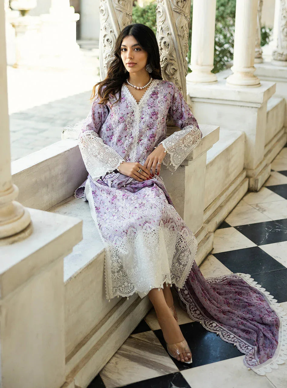 Zainab Chottani | Chikankari 25 | Lamia - 9B - Aqsa Fabrics