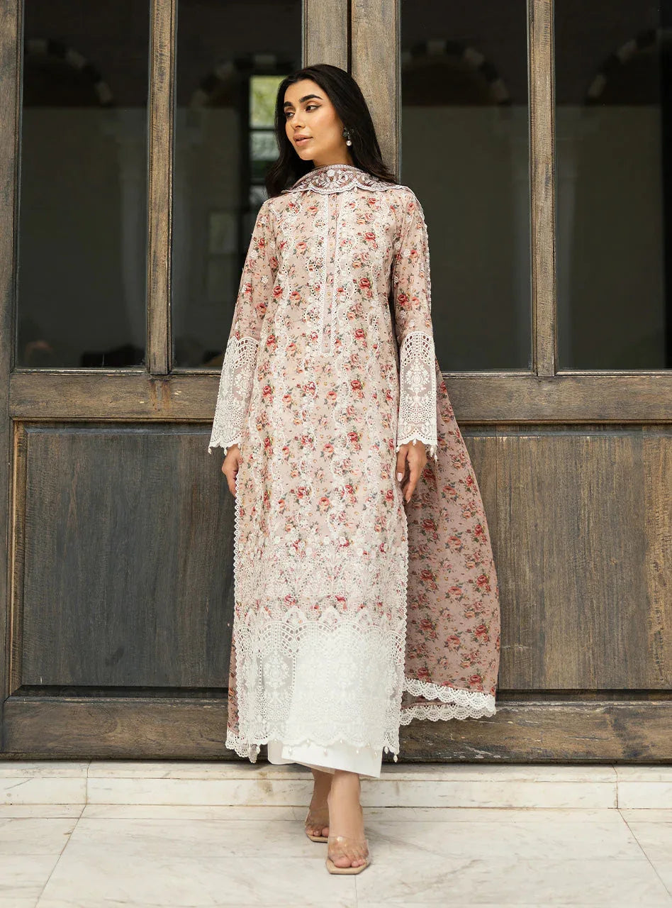 Zainab Chottani | Chikankari 25 | Lamia - 9A - Aqsa Fabrics