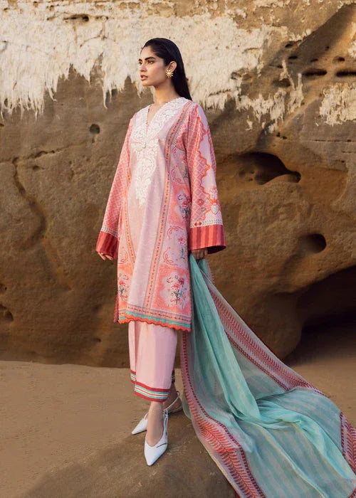 Sadaf Fawad Khan | Siraa Lawn 25 | Bows & Ribbons - Aqsa Fabrics