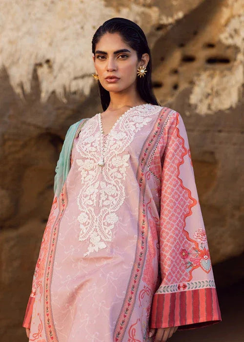 Sadaf Fawad Khan | Siraa Lawn 25 | Bows & Ribbons - Aqsa Fabrics