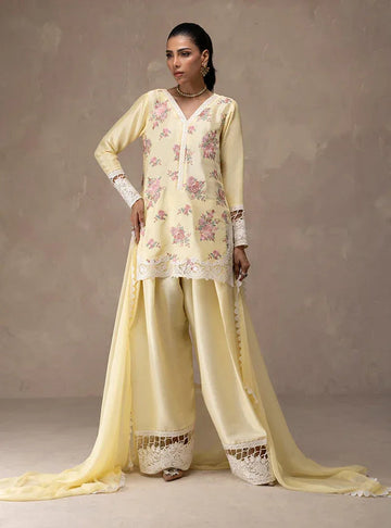 Zainab Chottani | Eid Edit 26 | Butter Yellow Bloom