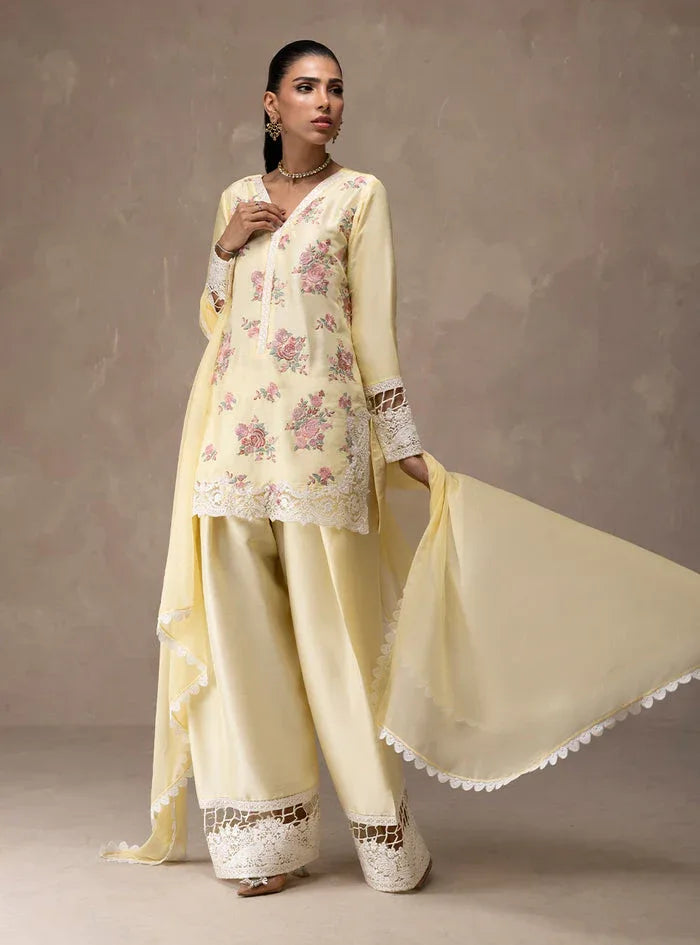 Zainab Chottani | Eid Edit 26 | Butter Yellow Bloom