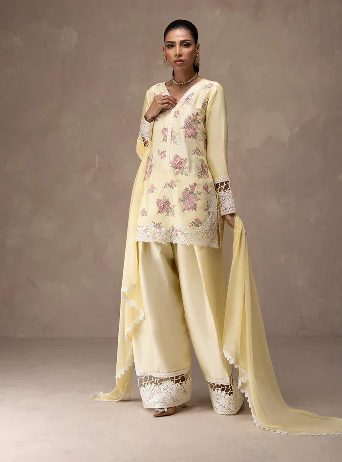 Zainab Chottani | Eid Edit 26 | Butter Yellow Bloom