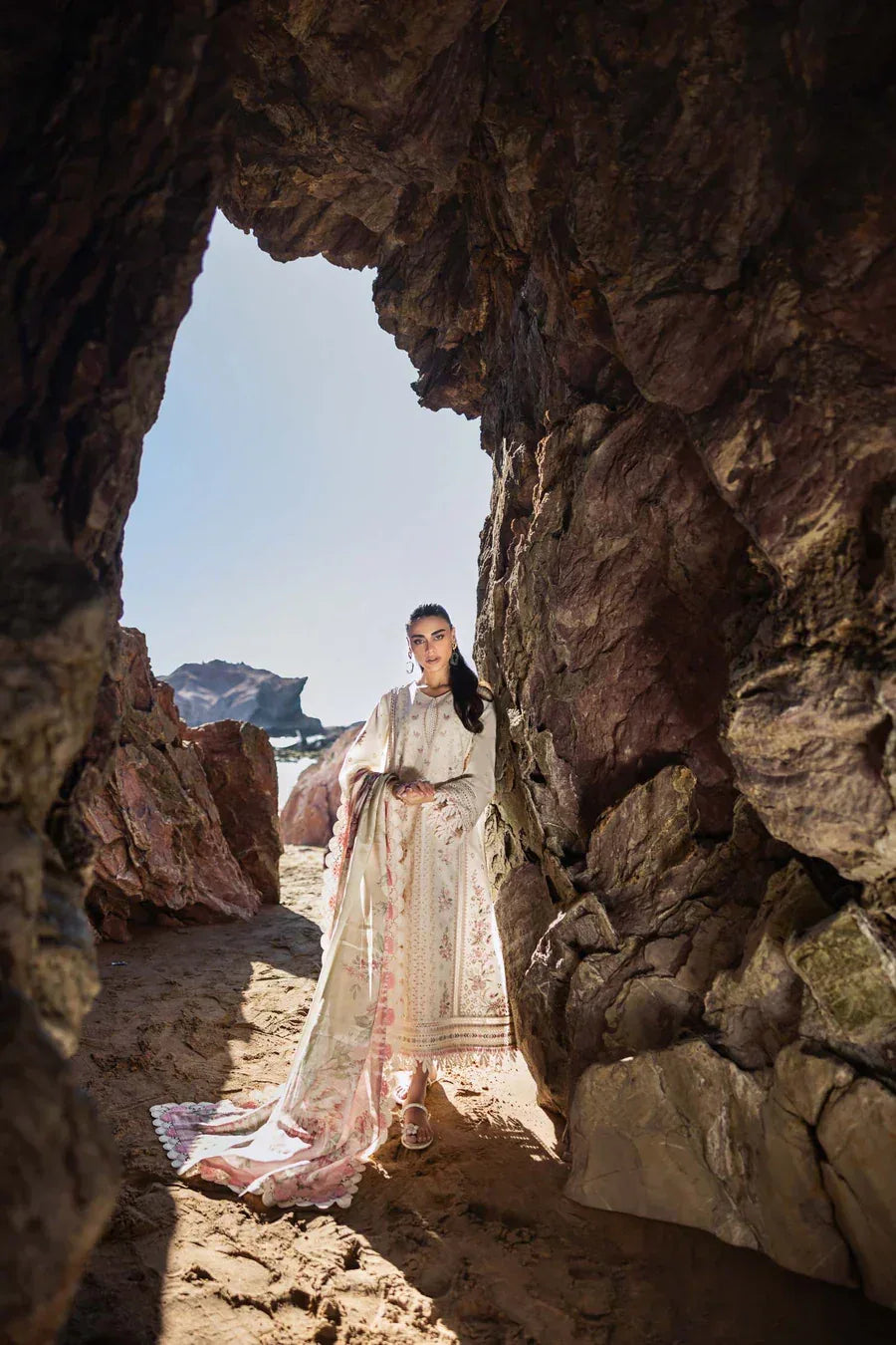 Akbar Aslam | Pret Lawn | Syelle - Aqsa Fabrics