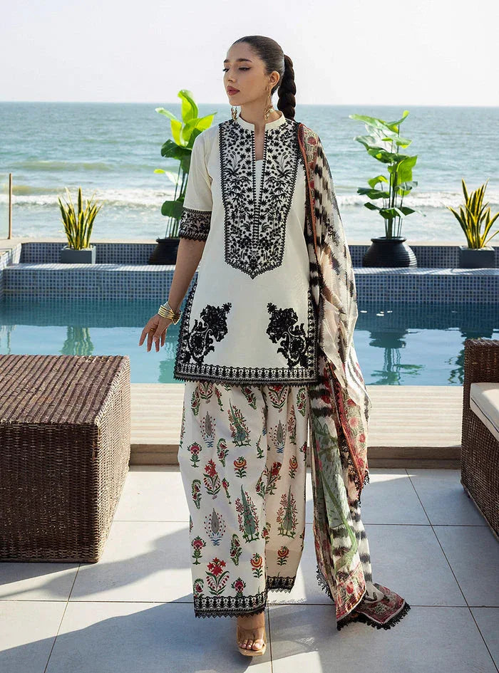 Zainab Chottani | Tahra Lawn 25 | Azureh - Aqsa Fabrics