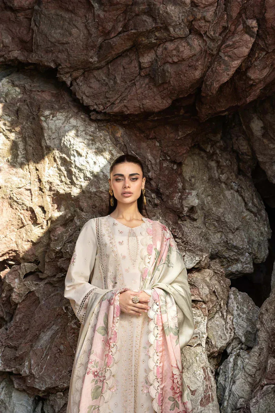 Akbar Aslam | Pret Lawn | Syelle - Aqsa Fabrics
