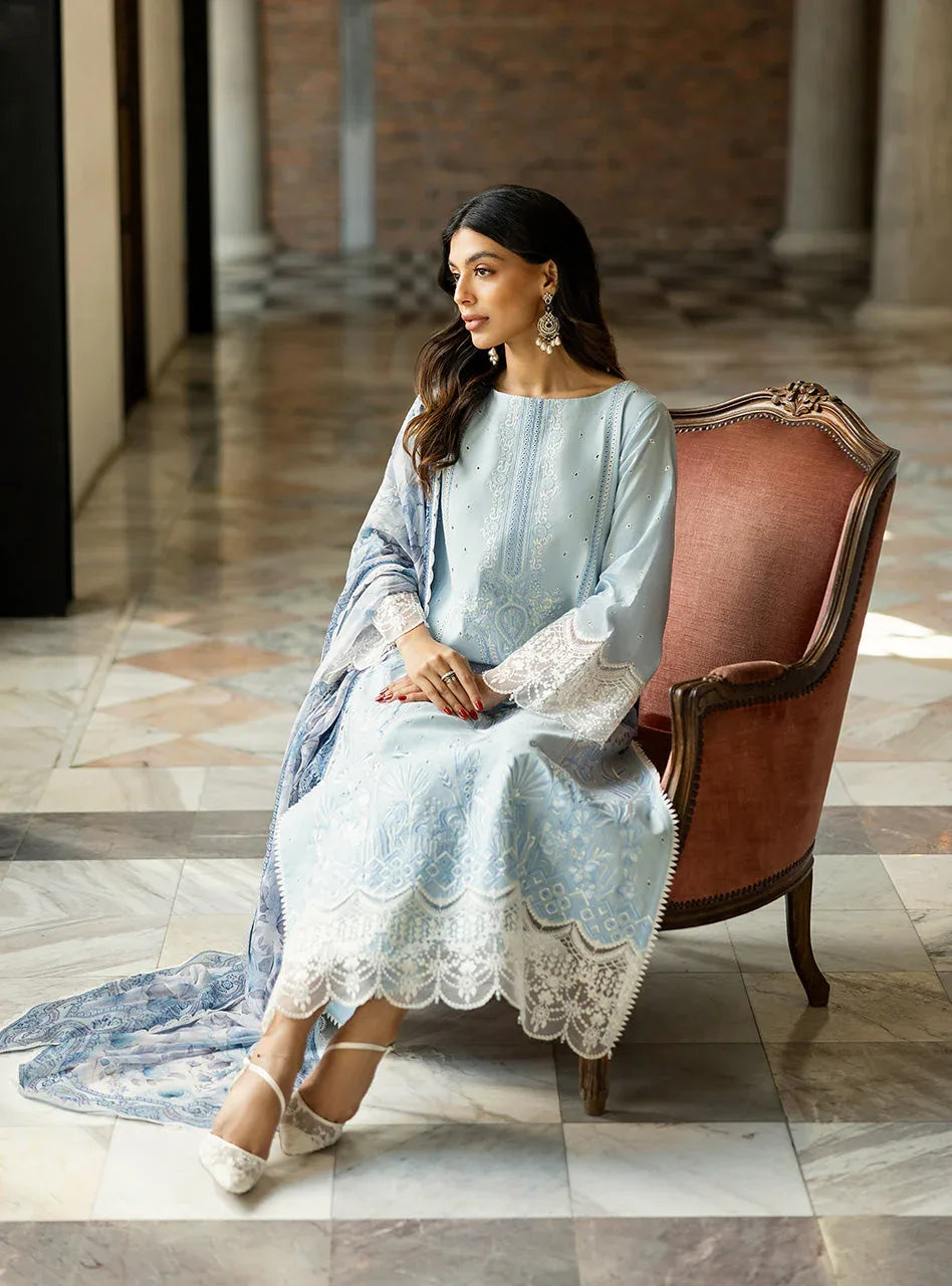 Zainab Chottani | Chikankari 25 | Liyah - 7B - Aqsa Fabrics