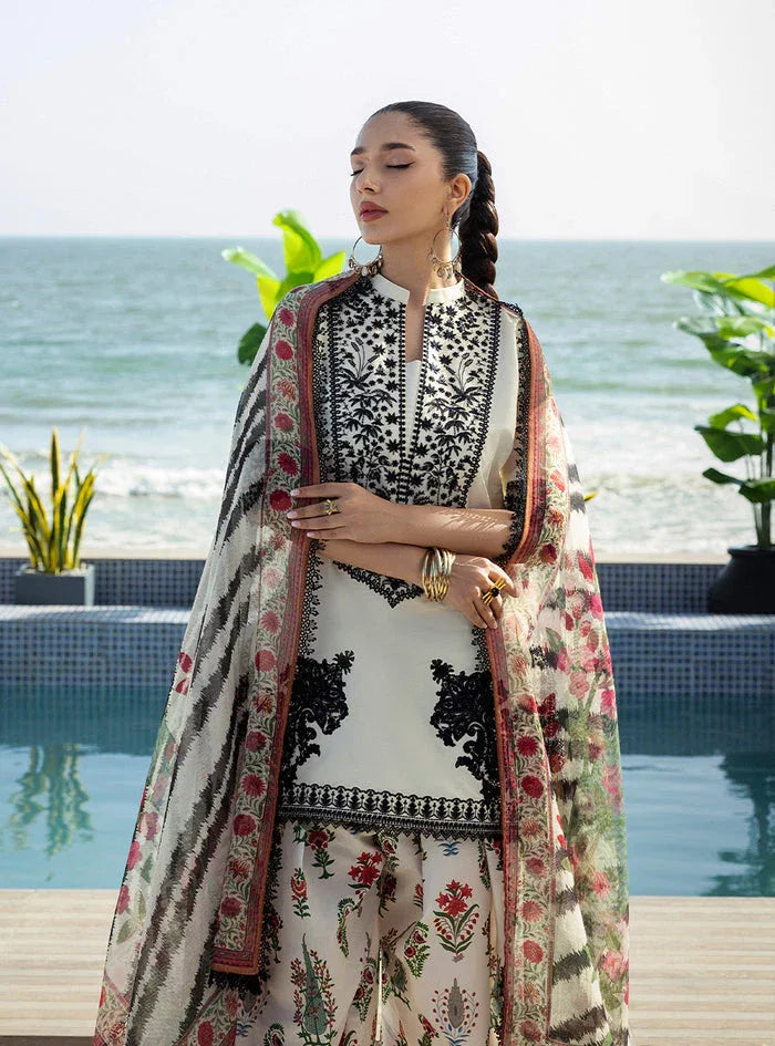 Zainab Chottani | Tahra Lawn 25 | Azureh - Aqsa Fabrics