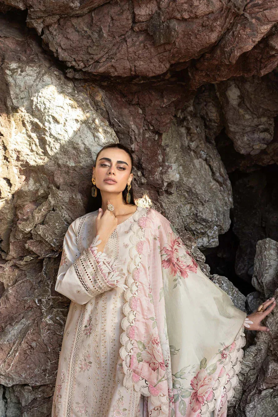 Akbar Aslam | Pret Lawn | Syelle - Aqsa Fabrics