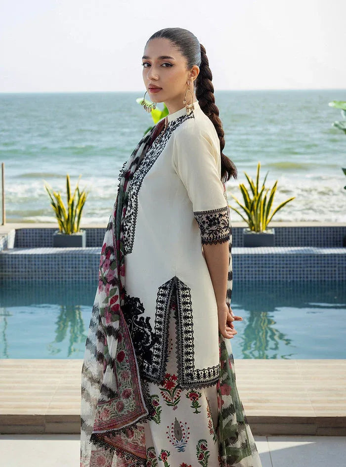 Zainab Chottani | Tahra Lawn 25 | Azureh - Aqsa Fabrics