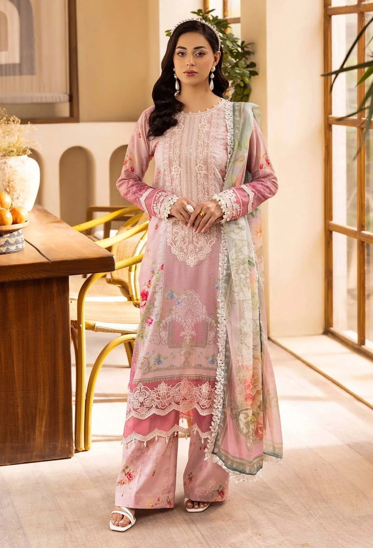 Adans Libas | Chantelle Print Lawn | CHANTELLE 99957 - Aqsa Fabrics