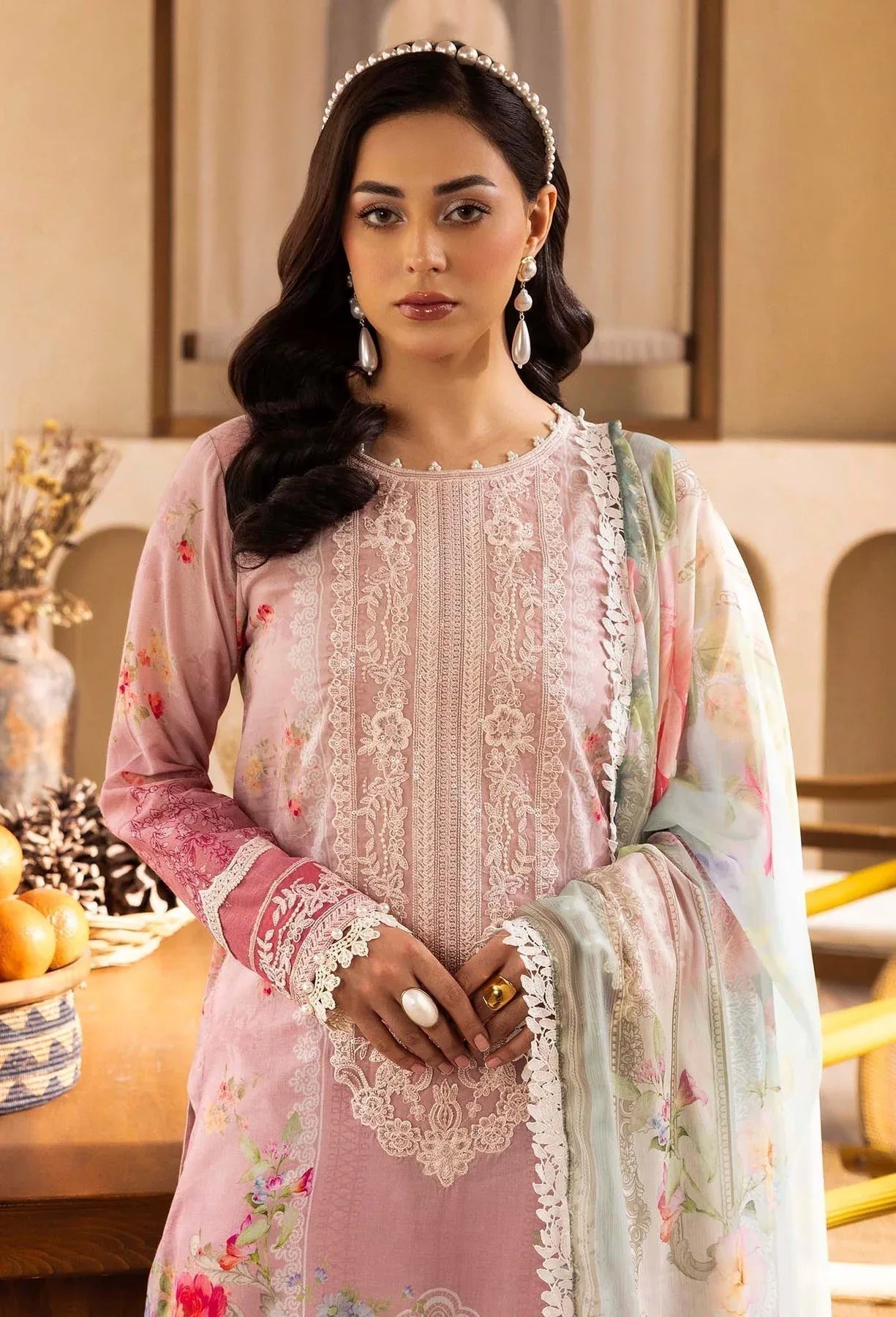 Adans Libas | Chantelle Print Lawn | CHANTELLE 99957 - Aqsa Fabrics