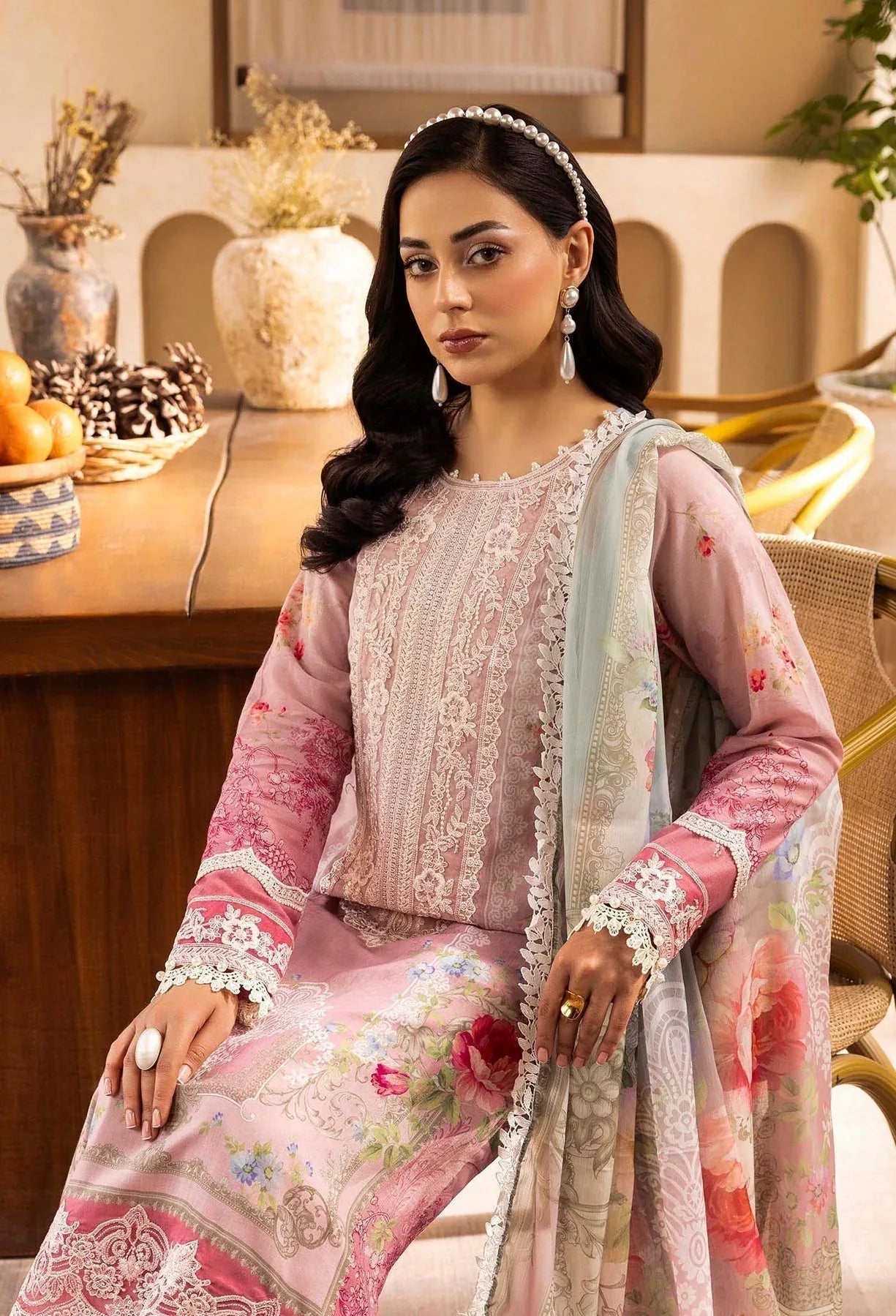 Adans Libas | Chantelle Print Lawn | CHANTELLE 99957 - Aqsa Fabrics