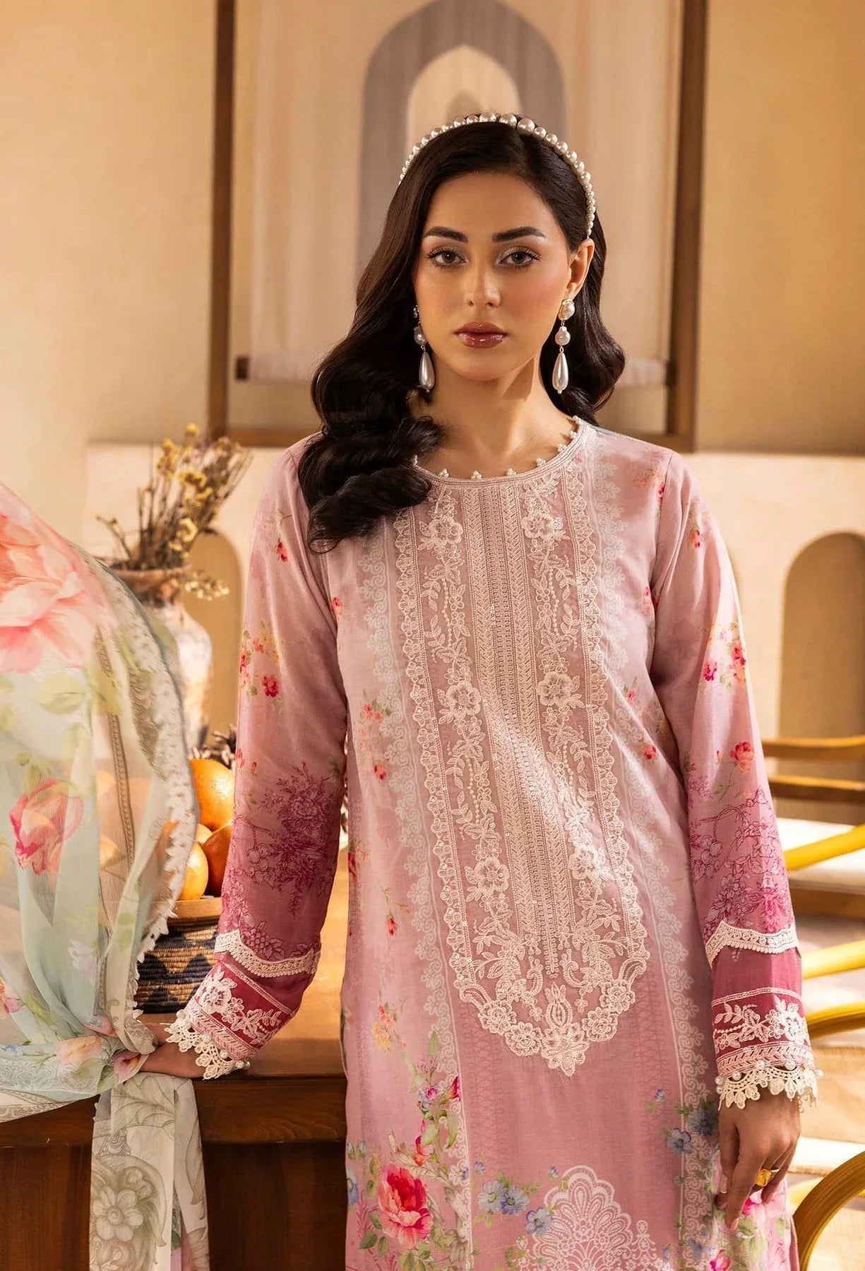 Adans Libas | Chantelle Print Lawn | CHANTELLE 99957 - Aqsa Fabrics