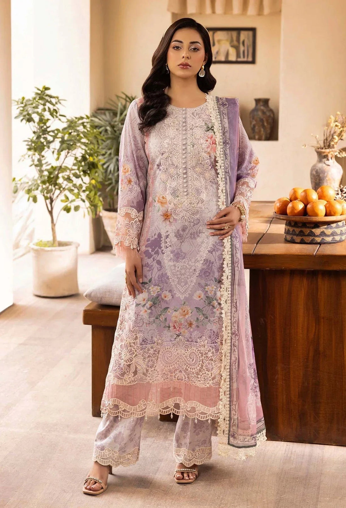 Adans Libas | Chantelle Print Lawn | CHANTELLE 99959 - Aqsa Fabrics