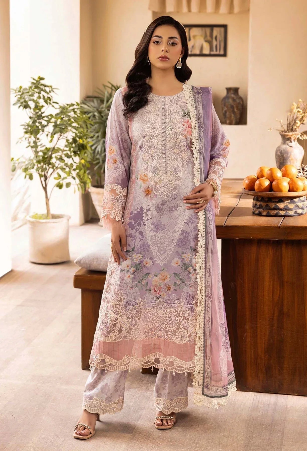 Adans Libas | Chantelle Print Lawn | CHANTELLE 99959 - Aqsa Fabrics