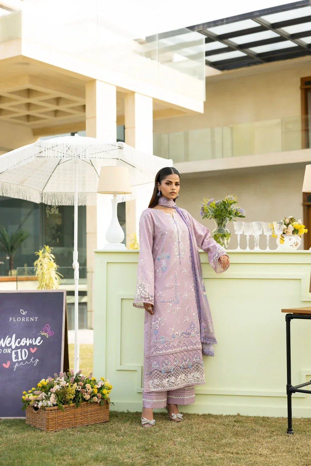 Florent | Eid Collection |FEF - 8A - Aqsa Fabrics