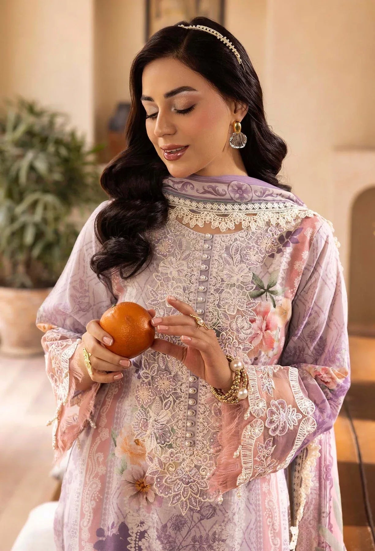 Adans Libas | Chantelle Print Lawn | CHANTELLE 99959 - Aqsa Fabrics