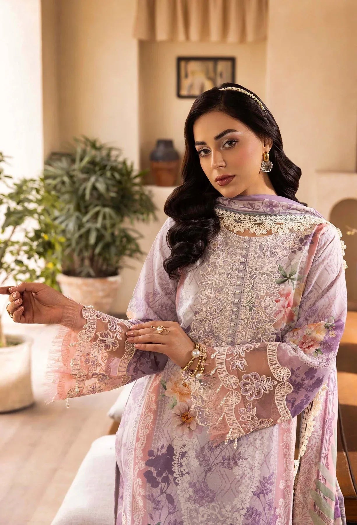 Adans Libas | Chantelle Print Lawn | CHANTELLE 99959 - Aqsa Fabrics
