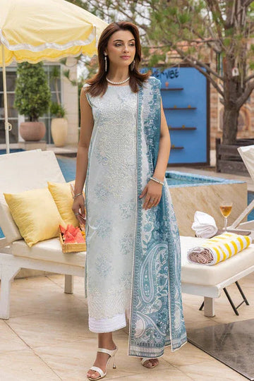 Saad Shaikh | Lawn 25 | Aqua - Fizzora - Aqsa Fabrics