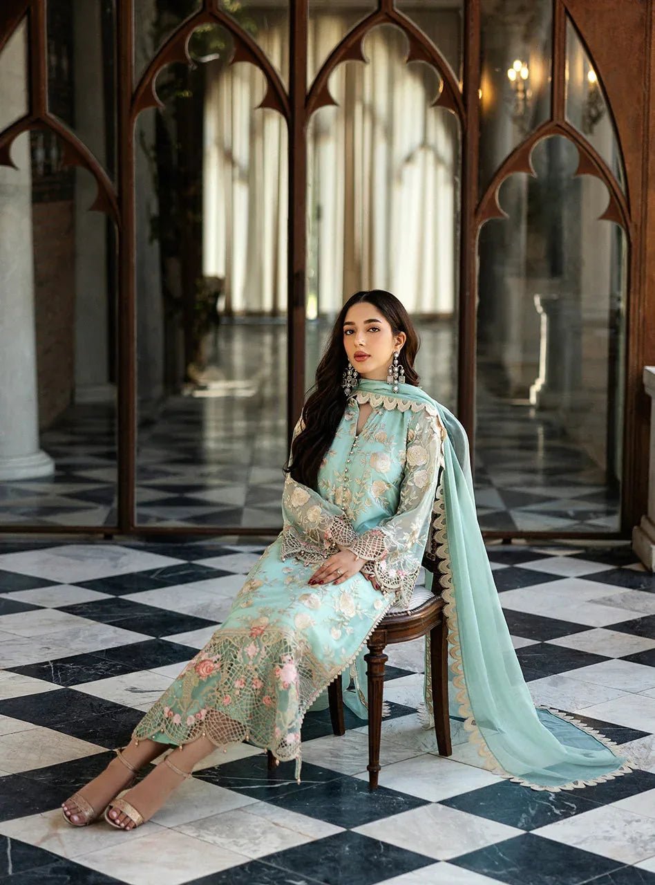 Zainab Chottani | Ramadan Edit 25 | Seafoam Serenity - Aqsa Fabrics