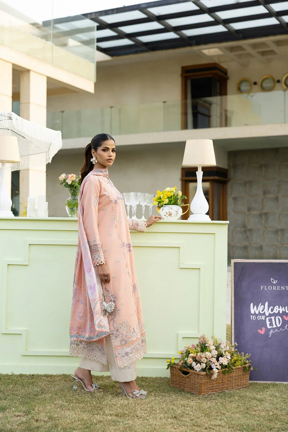Florent | Eid Collection | FEF - 4A - Aqsa Fabrics