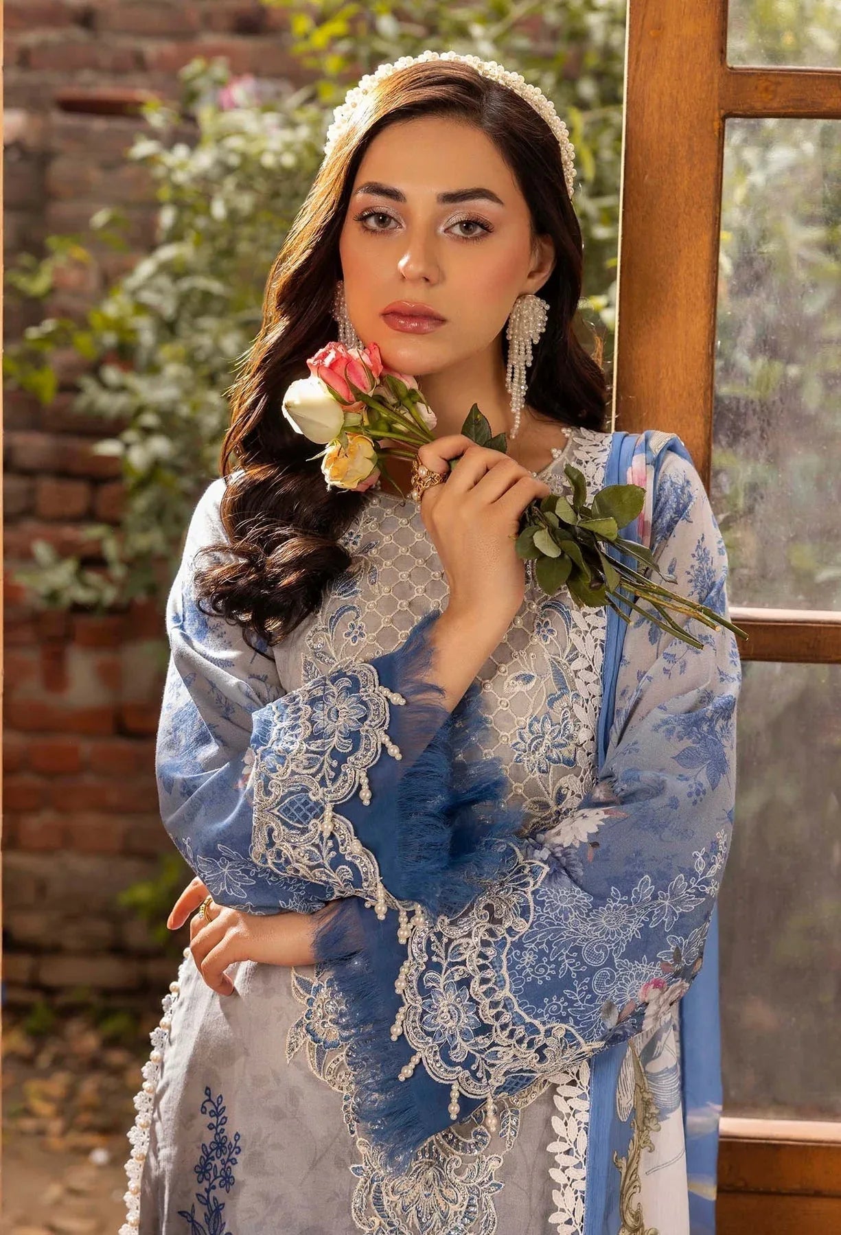Adans Libas | Chantelle Print Lawn | CHANTELLE 99958 - Aqsa Fabrics