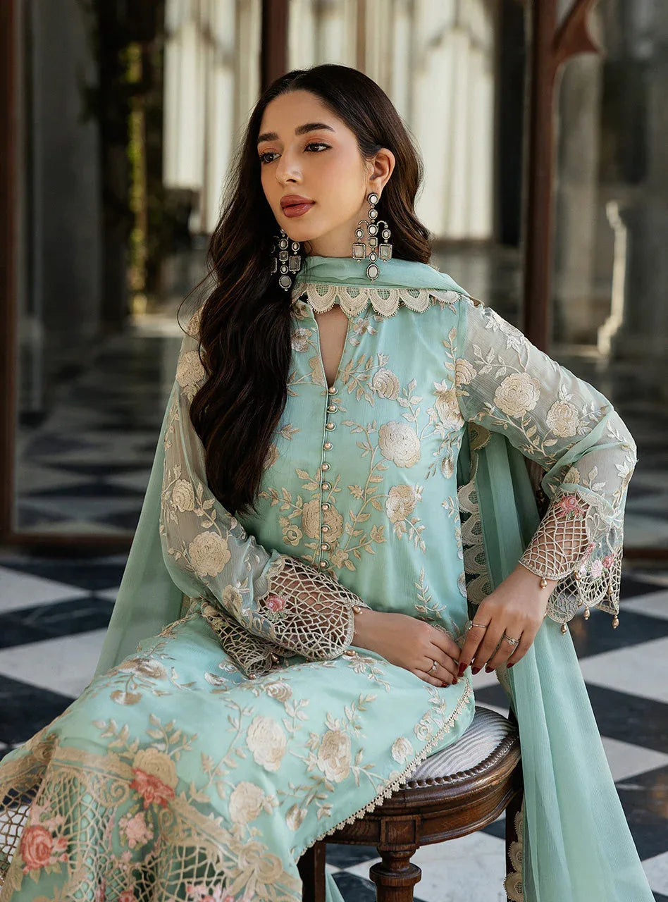 Zainab Chottani | Ramadan Edit 25 | Seafoam Serenity - Aqsa Fabrics