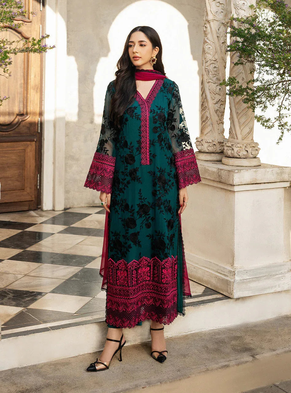 Zainab Chottani | Ramadan Edit 25 | Emerald Twilight - Aqsa Fabrics