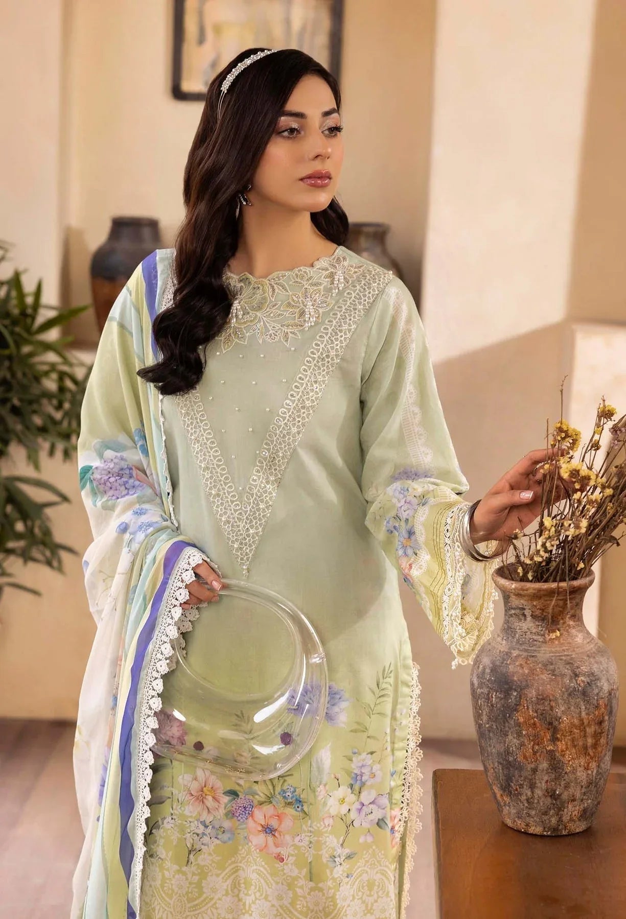 Adans Libas | Chantelle Print Lawn | CHANTELLE 99956 - Aqsa Fabrics