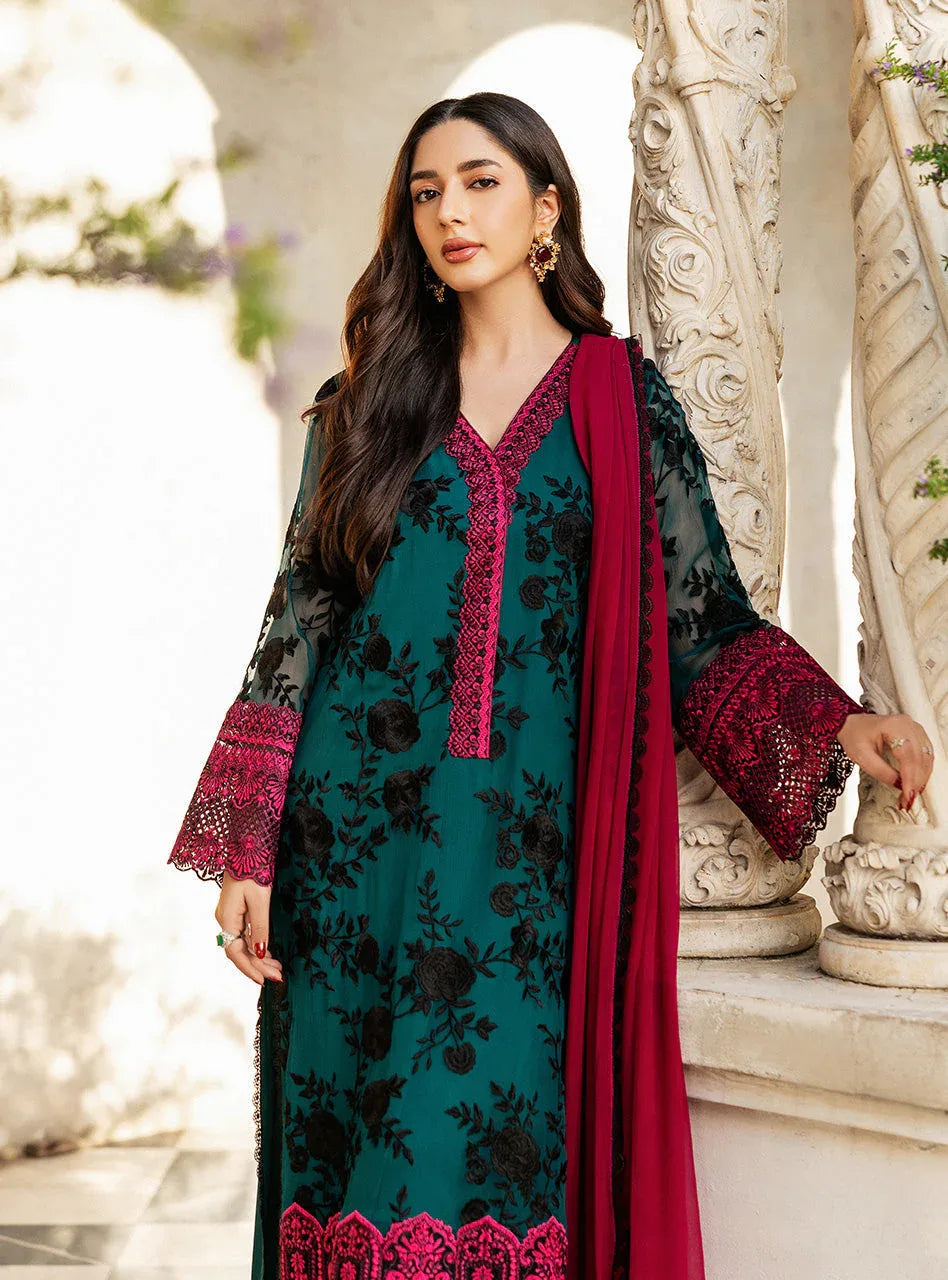 Zainab Chottani | Ramadan Edit 25 | Emerald Twilight - Aqsa Fabrics