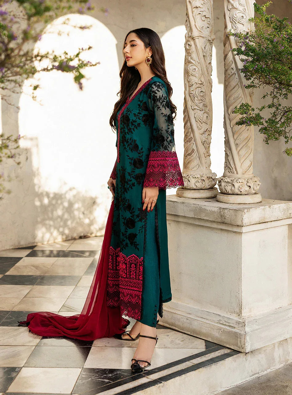 Zainab Chottani | Ramadan Edit 25 | Emerald Twilight - Aqsa Fabrics