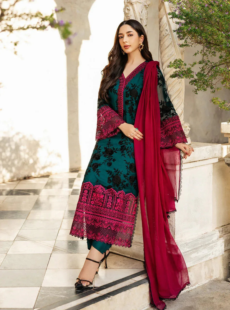 Zainab Chottani | Ramadan Edit 25 | Emerald Twilight - Aqsa Fabrics
