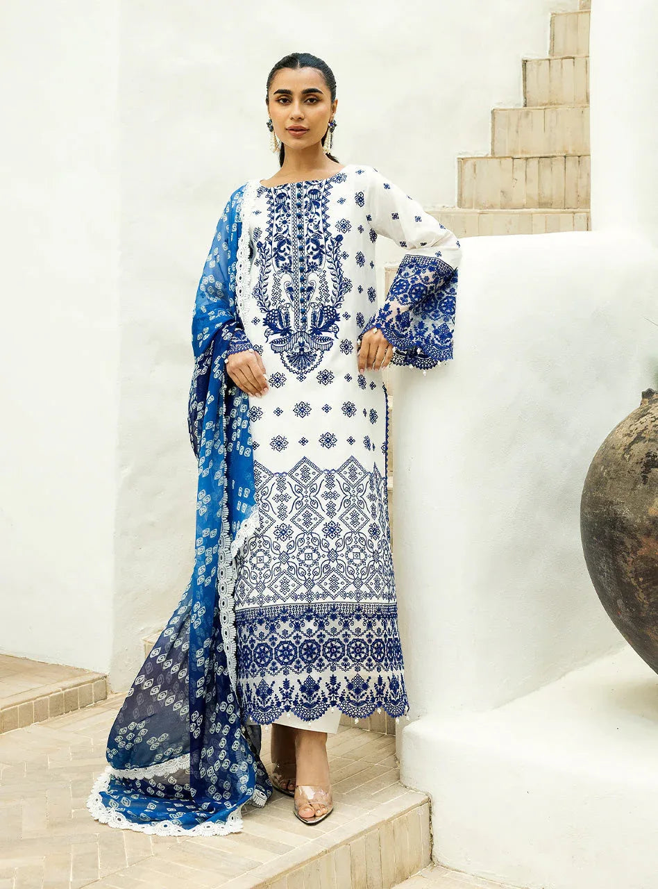 Zainab Chottani | Chikankari 25 | Reem - 8A - Aqsa Fabrics