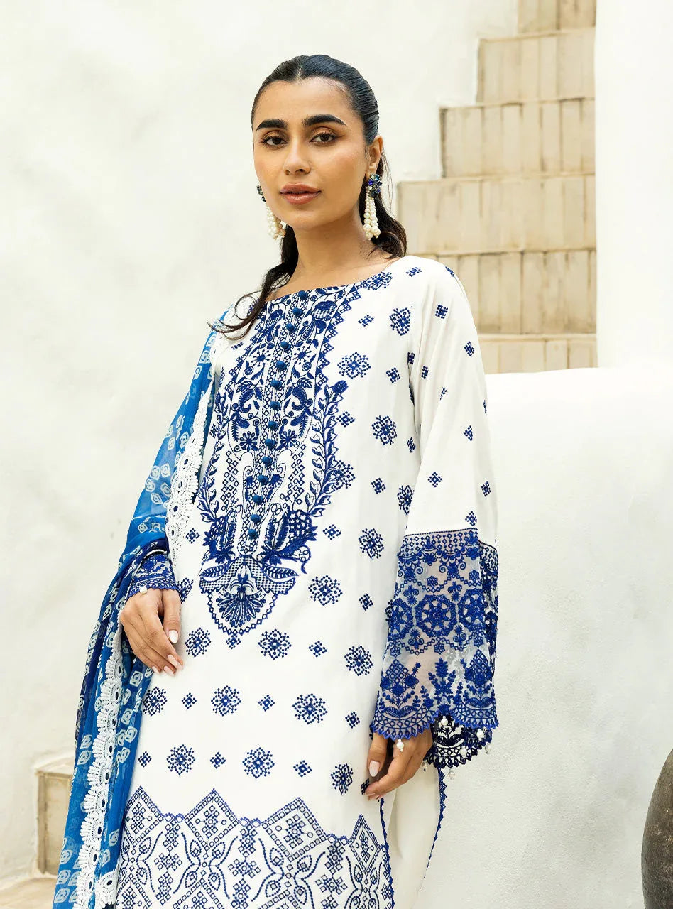 Zainab Chottani | Chikankari 25 | Reem - 8A - Aqsa Fabrics