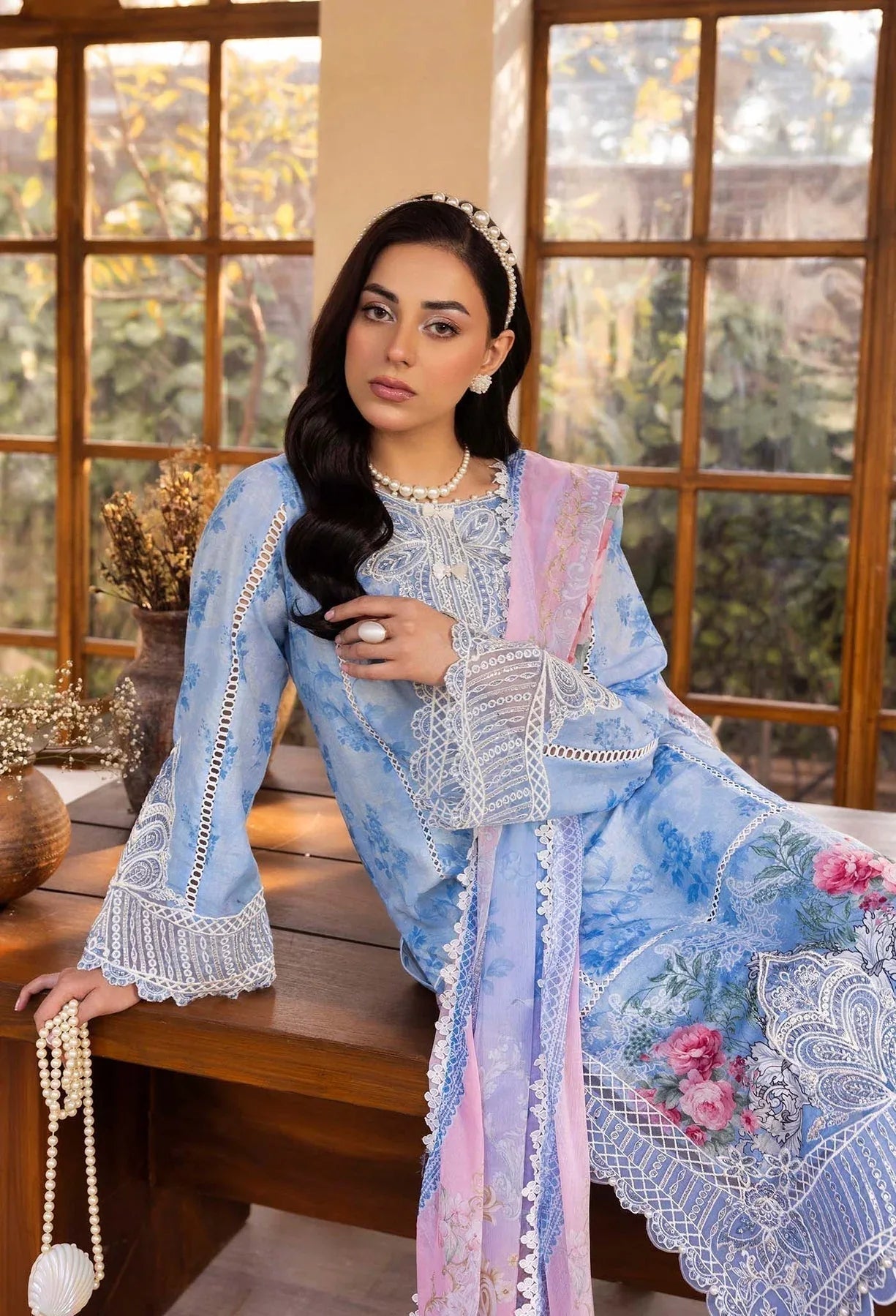 Adans Libas | Chantelle Print Lawn | CHANTELLE 99955 - Aqsa Fabrics