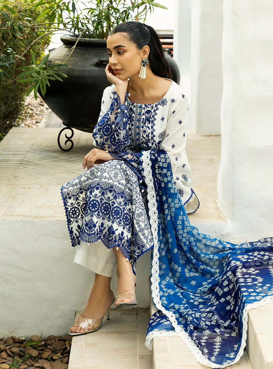 Zainab Chottani | Chikankari 25 | Reem - 8A - Aqsa Fabrics