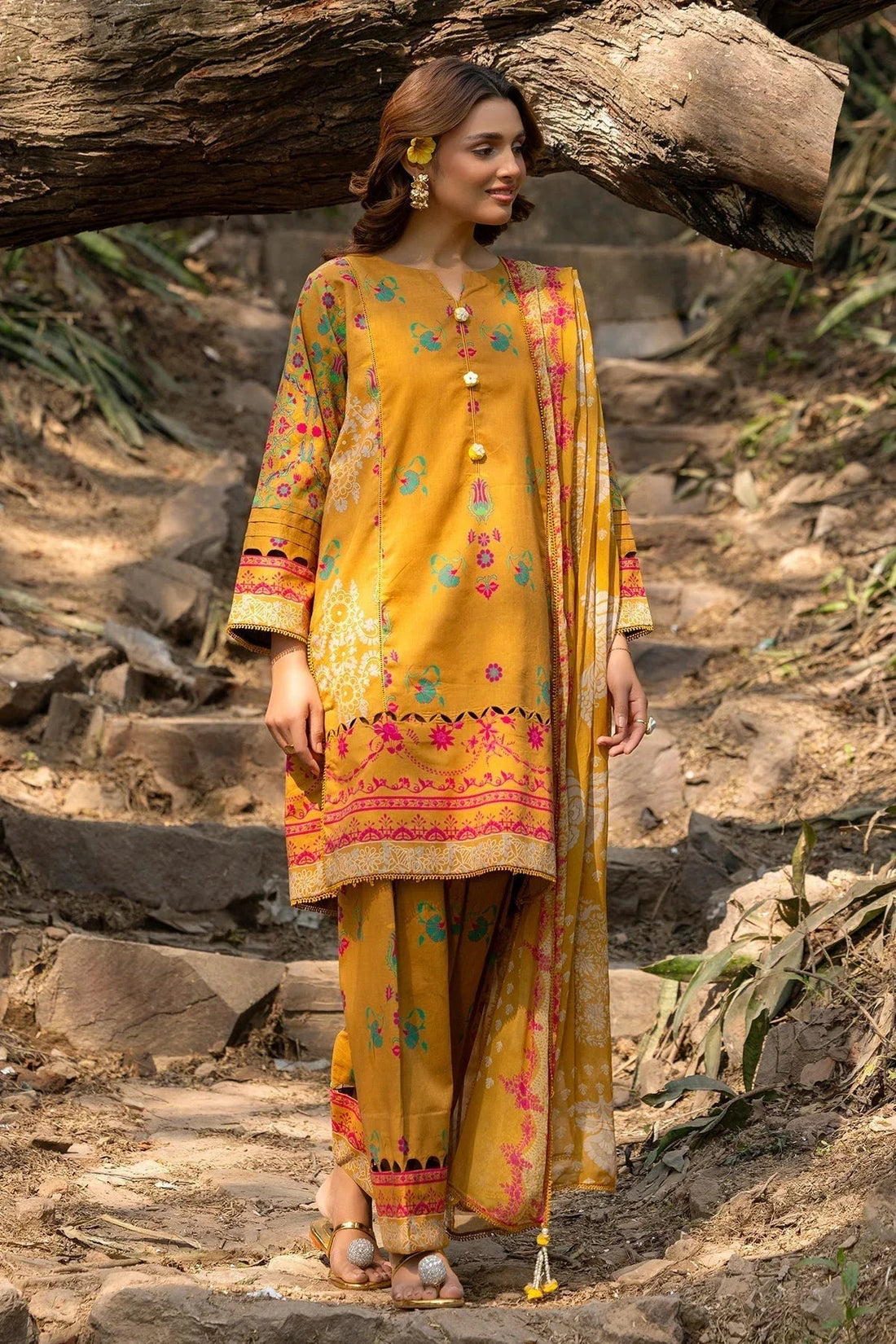 Charizma | C prints Lawn | CP5-13 - Aqsa Fabrics