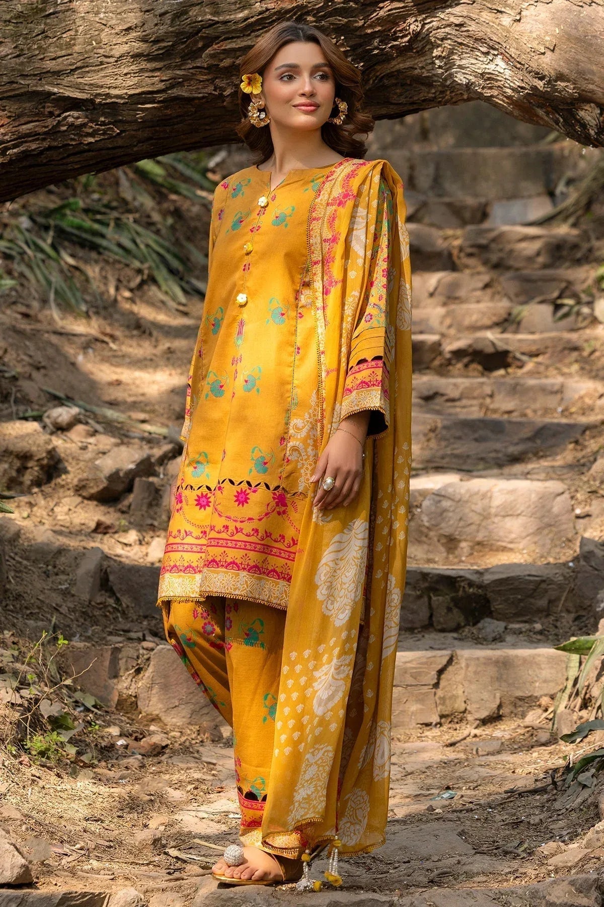 Charizma | C prints Lawn | CP5-13 - Aqsa Fabrics