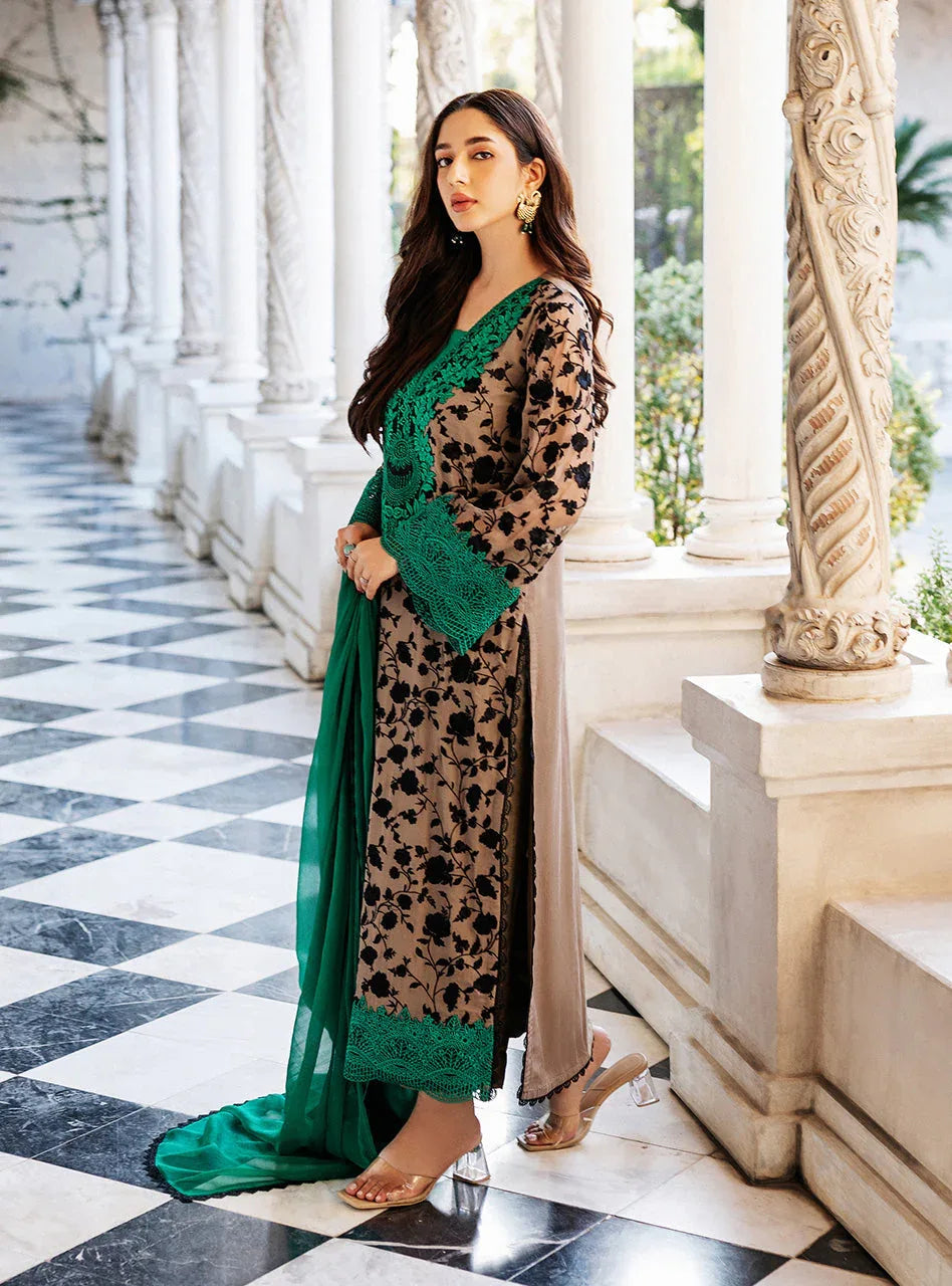 Zainab Chottani | Ramadan Edit 25 | Imperial Coffee - Aqsa Fabrics
