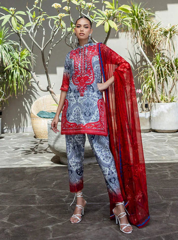 Zainab Chottani | Tahra Lawn 25 | Syra - Aqsa Fabrics