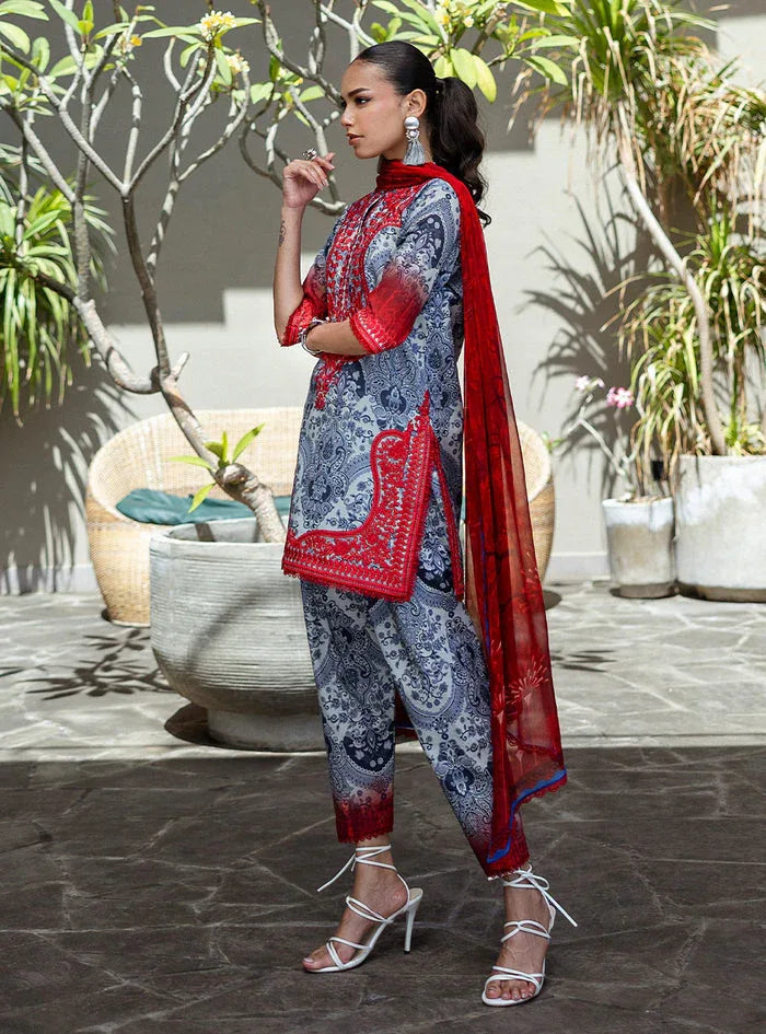 Zainab Chottani | Tahra Lawn 25 | Syra - Aqsa Fabrics