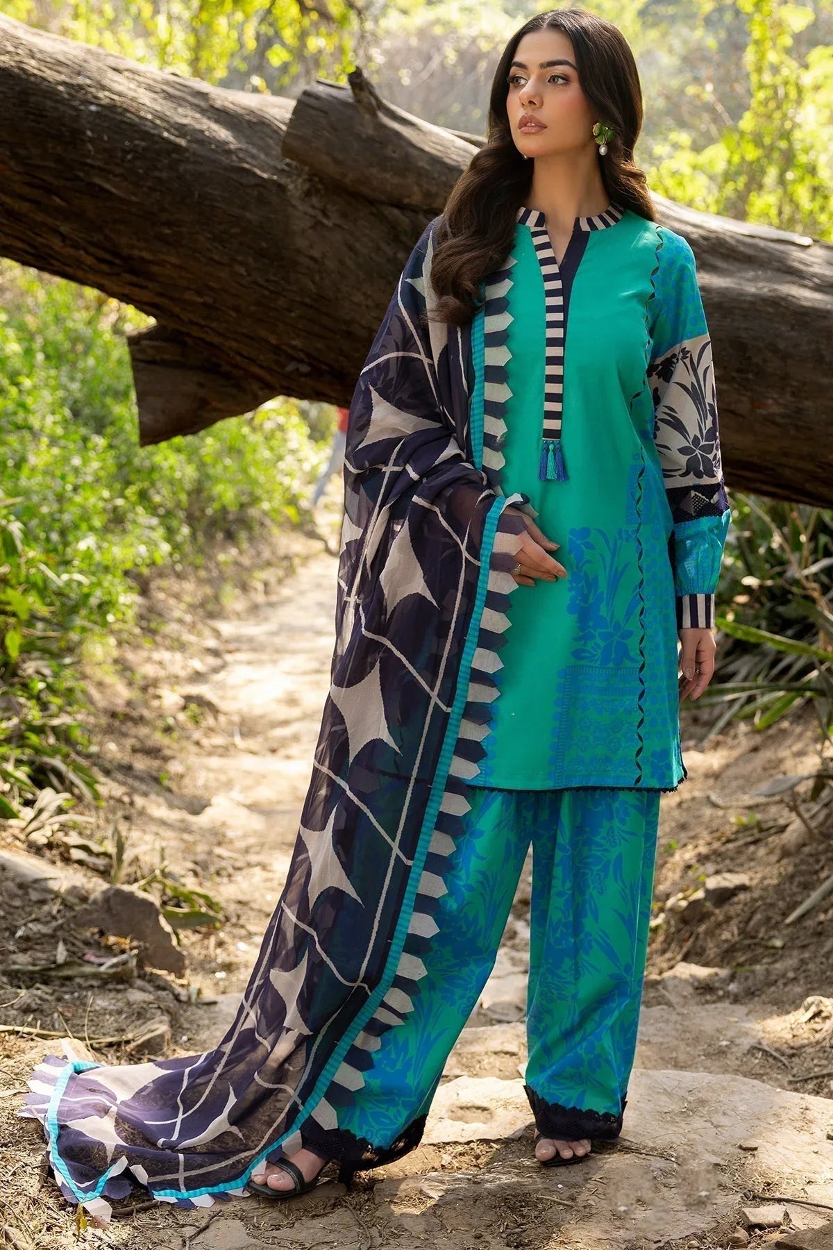 Charizma | C prints Lawn | CP5-17 - Aqsa Fabrics