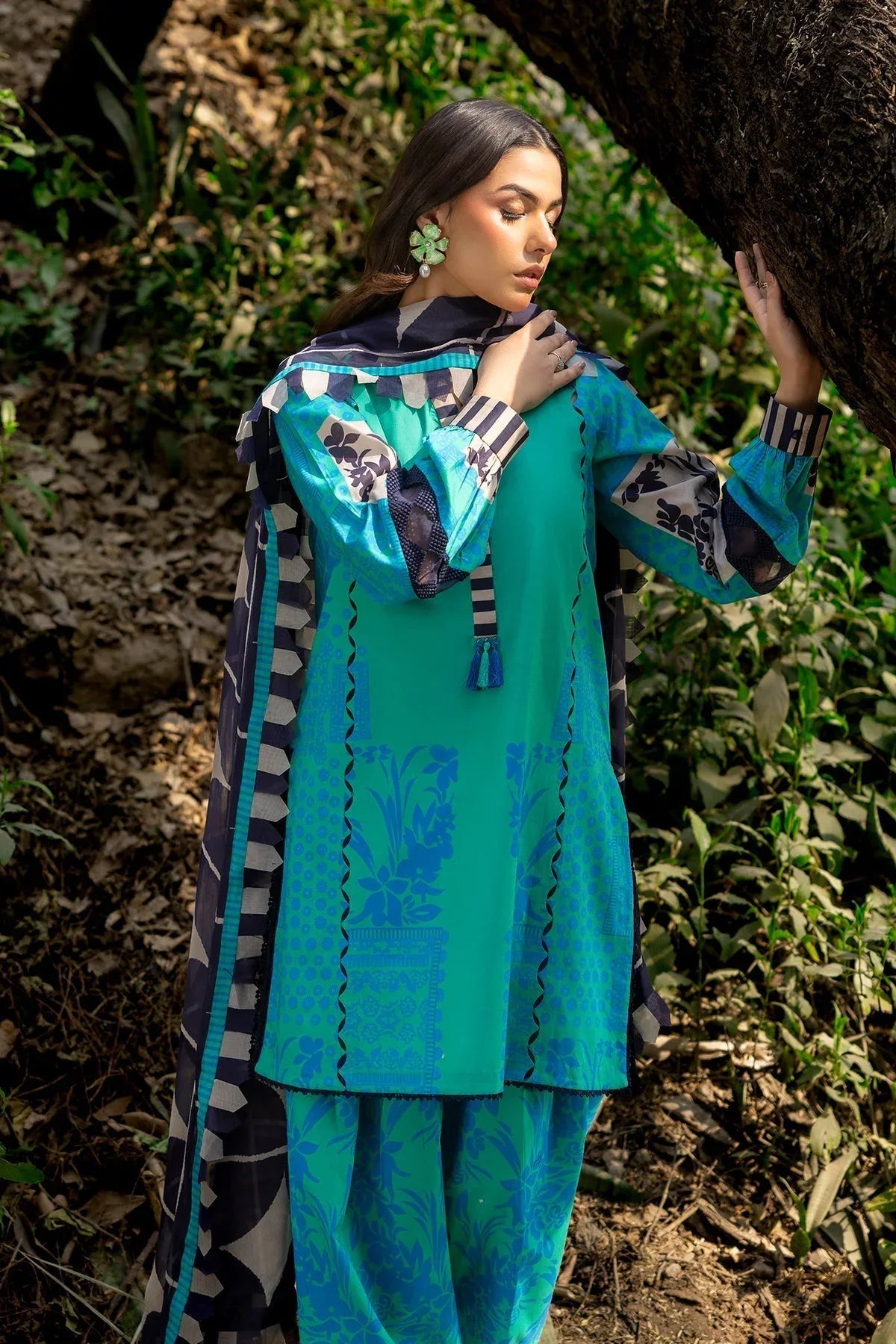 Charizma | C prints Lawn | CP5-17 - Aqsa Fabrics