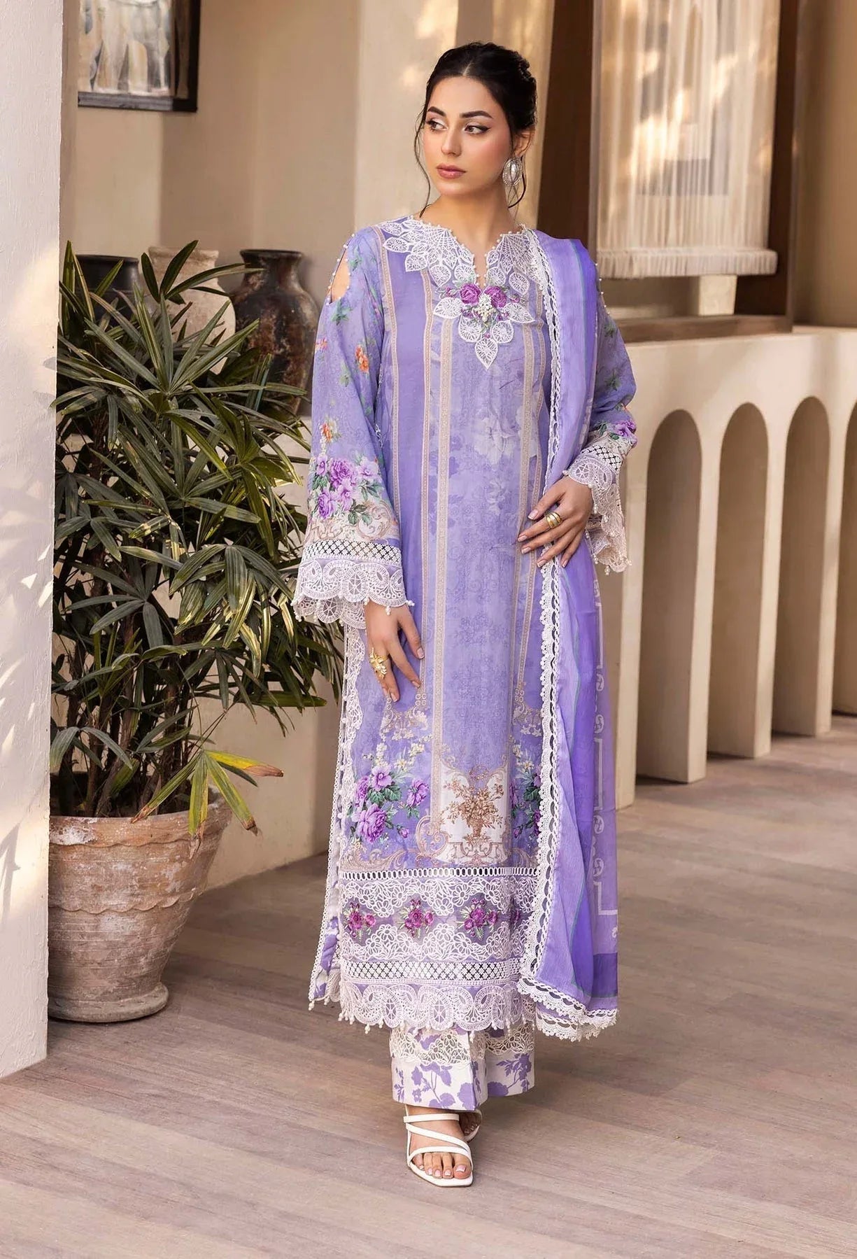 Adans Libas | Chantelle Print Lawn | CHANTELLE 99953 - Aqsa Fabrics
