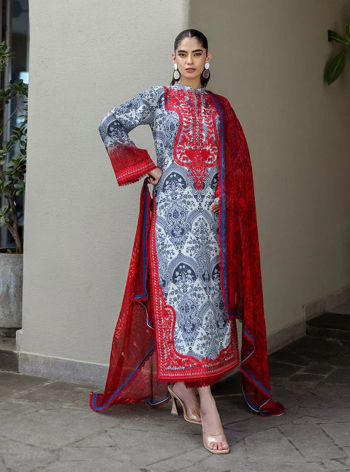 Zainab Chottani | Tahra Lawn 25 | Syra - Aqsa Fabrics