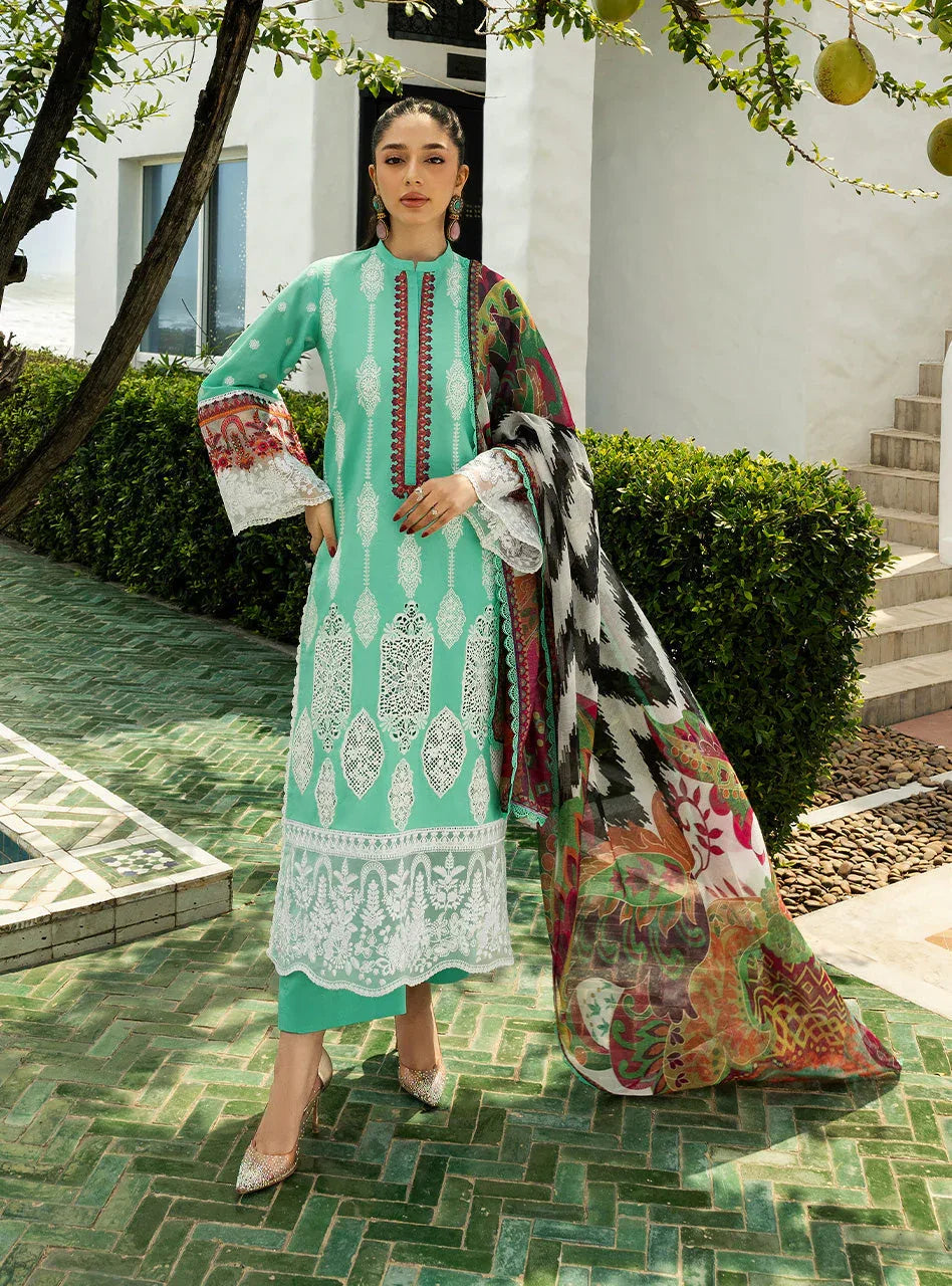 Zainab Chottani | Chikankari 25 | Rayne - 12B - Aqsa Fabrics