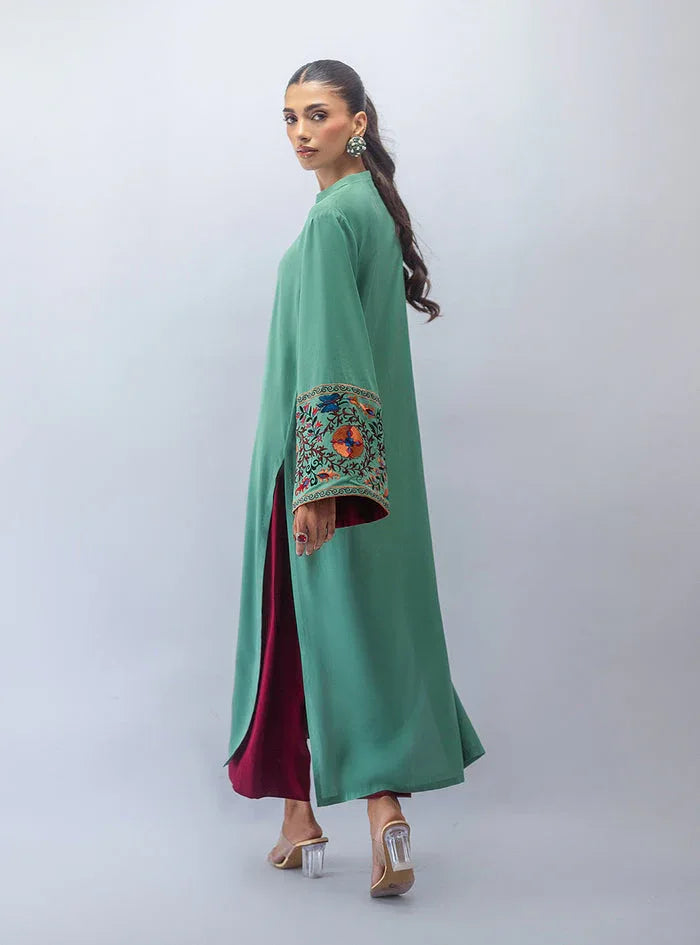Zainab Chottani | Aara Moonsoon Edit | Mint Escape - Aqsa Fabrics
