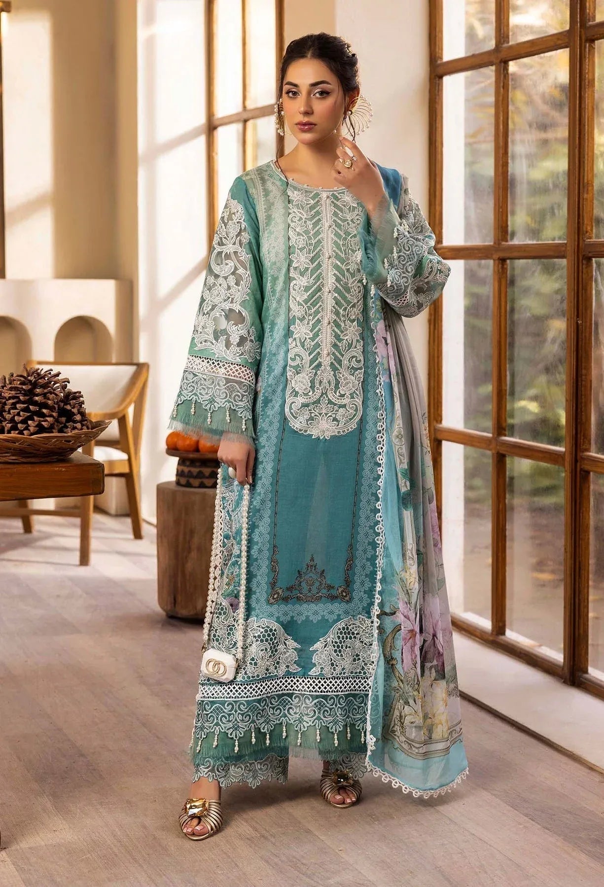 Adans Libas | Chantelle Print Lawn | CHANTELLE 99954 - Aqsa Fabrics