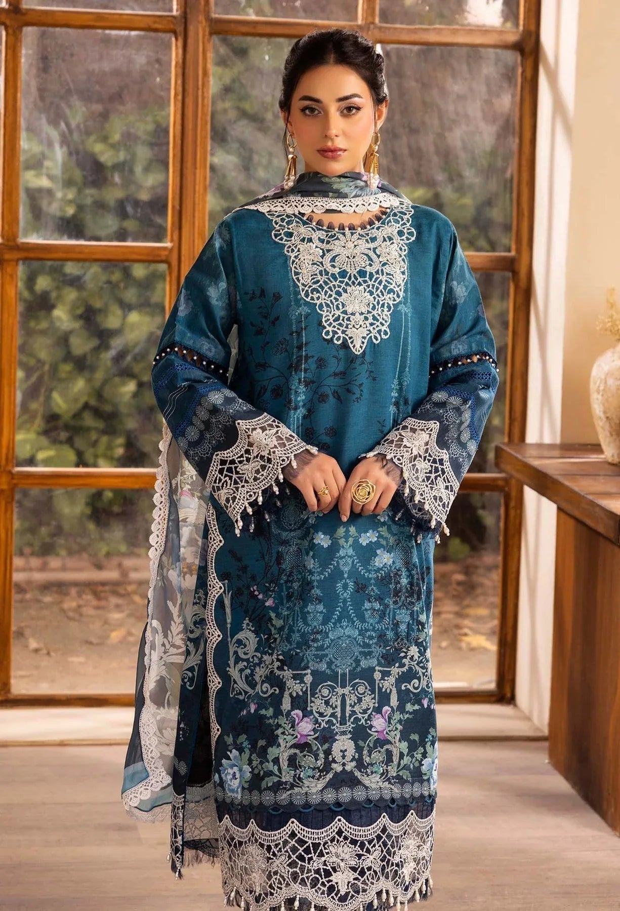 Adans Libas | Chantelle Print Lawn | CHANTELLE 99952 - Aqsa Fabrics